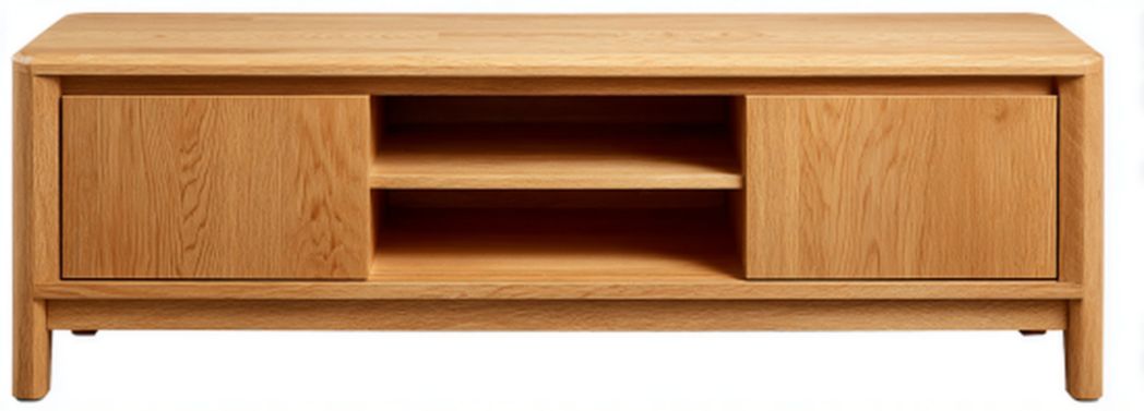 Fernsehtisch aus Eichenholz für das Wohnzimmer-150 x 40 x 45